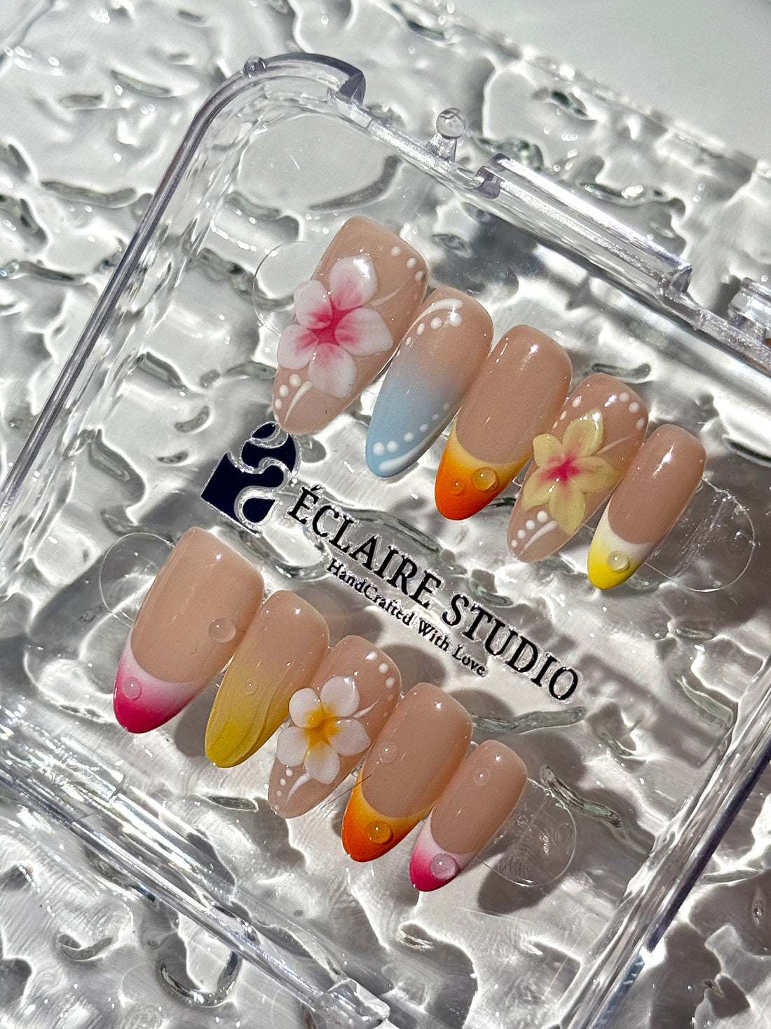 Sunset Splash 🌺🌈🌴